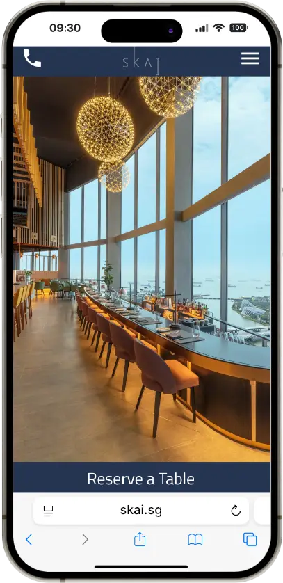 Restaurant iPhone